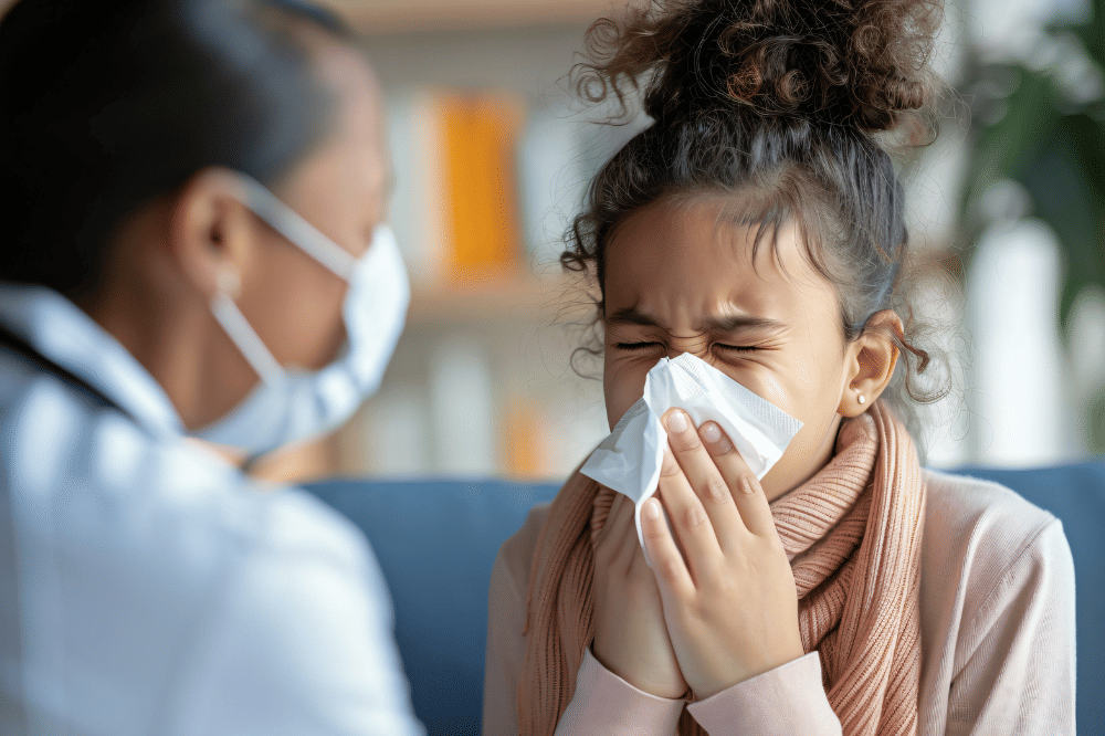 anak yang sedang sakit