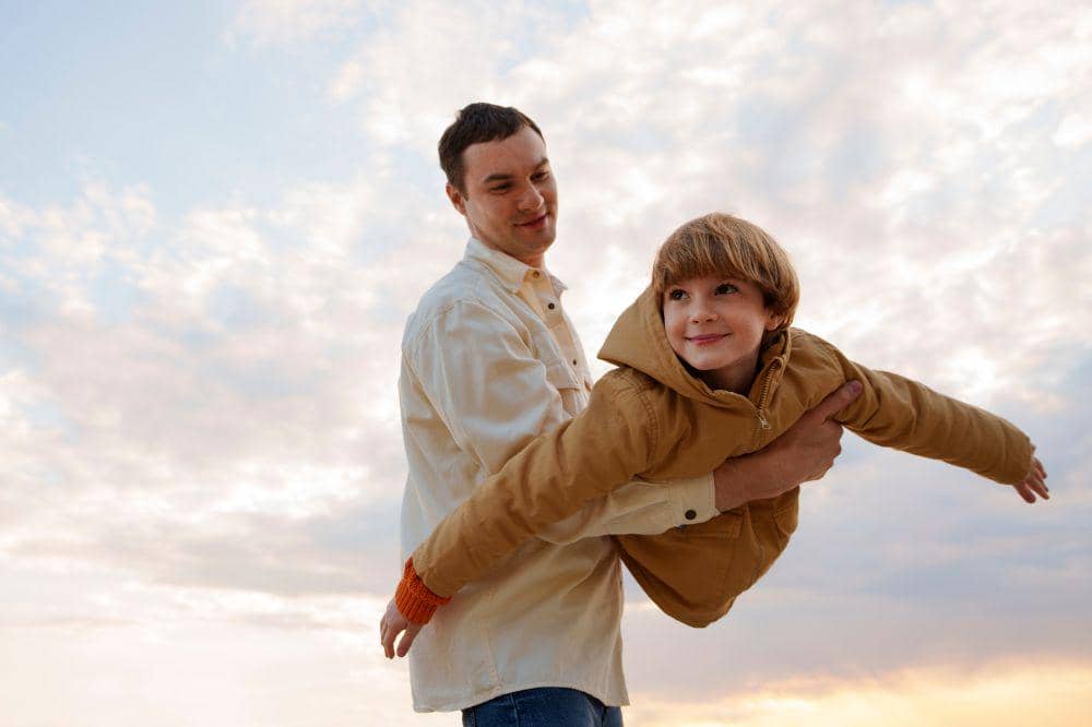 Papa dan Anak Lakinya
