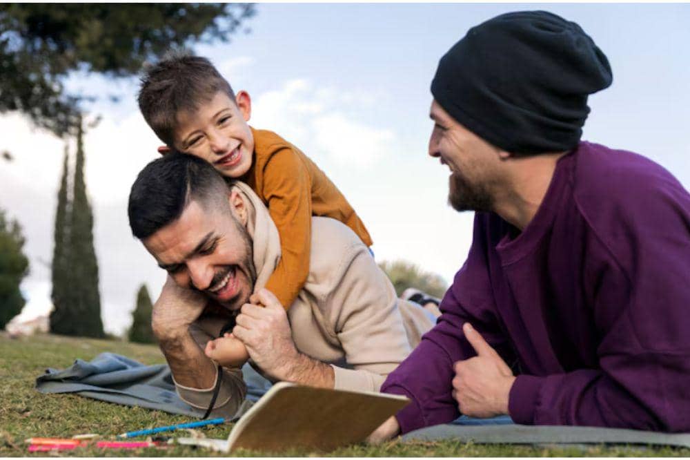 Papa dan Anak Lakinya