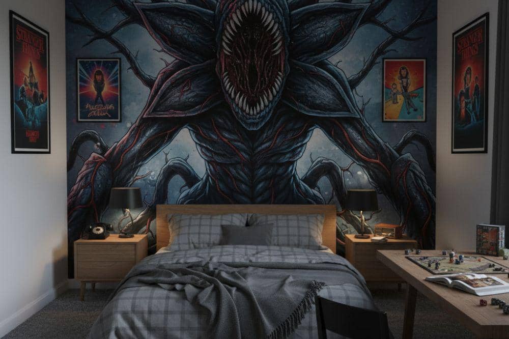 Desain Kamar Bertema Serial Stranger Things