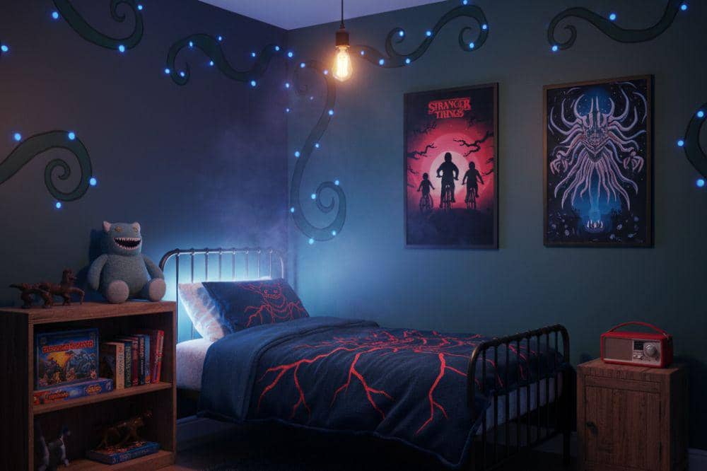 Desain Kamar Bertema Serial Stranger Things