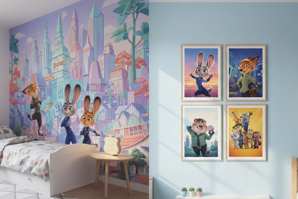 Ide Dekorasi Kamar Bertema Zootopia 2