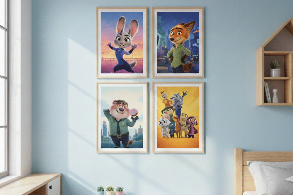 Ide Dekorasi Kamar Bertema Zootopia 2