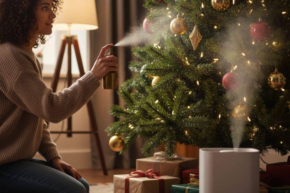 7 Merawat Pohon Natal Asli Tetap Segar 6