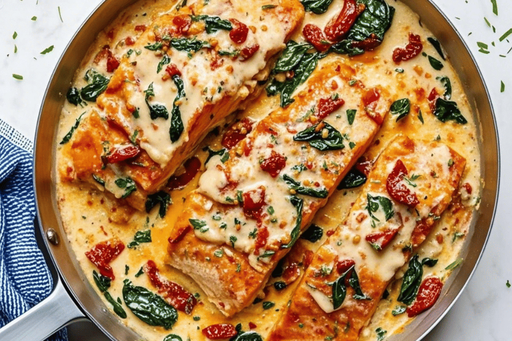 Creamy Salmon Tuscan