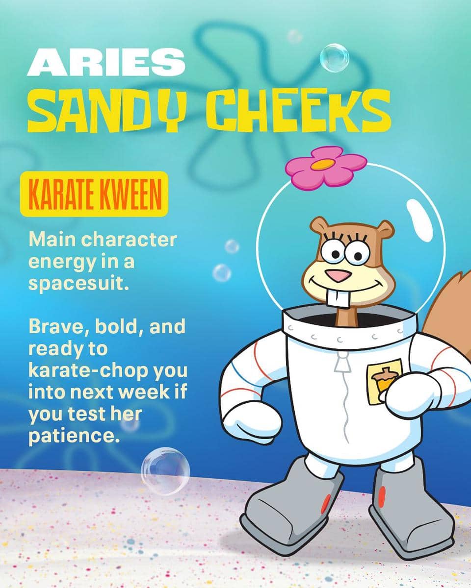 zodiak karakter spongebob