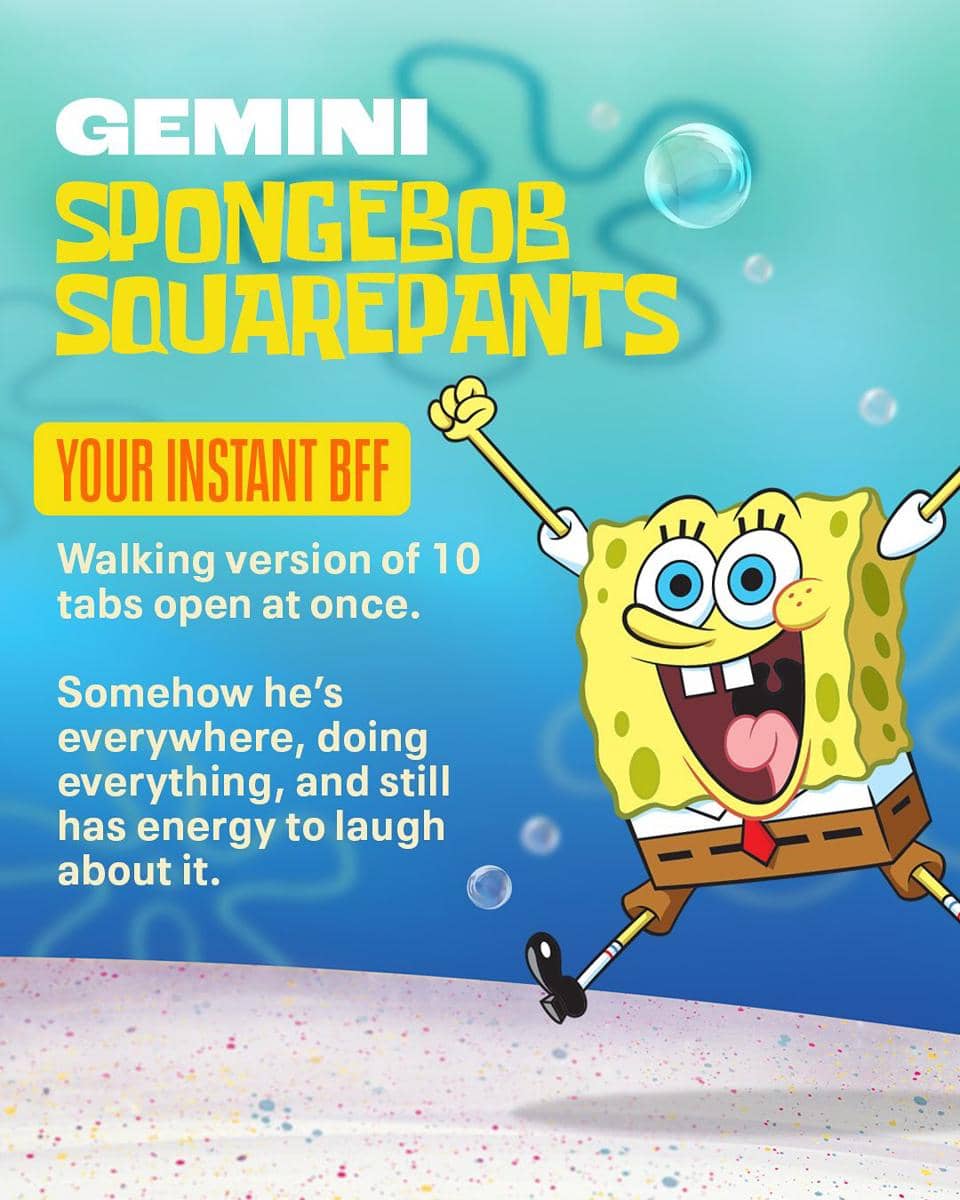 zodiak karakter spongebob