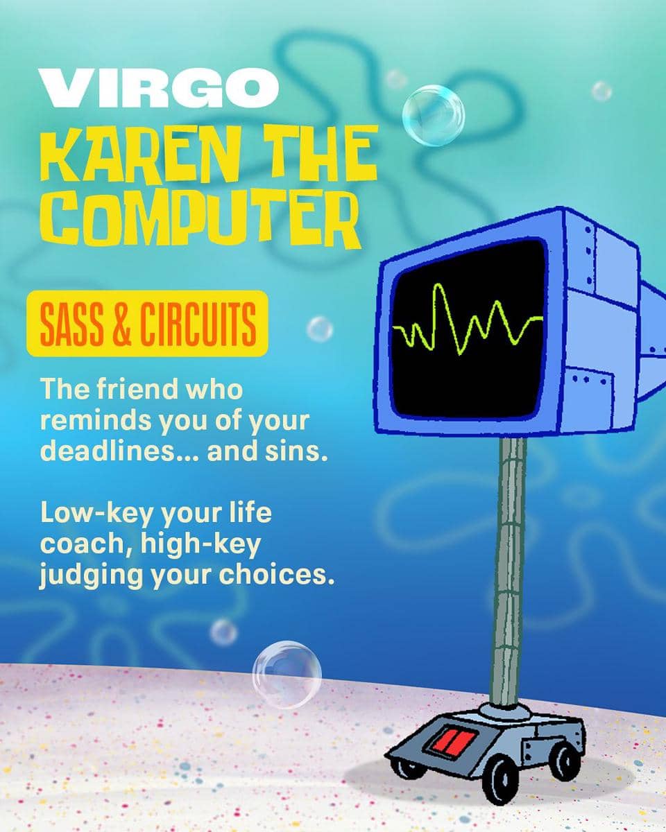 zodiak karakter spongebob