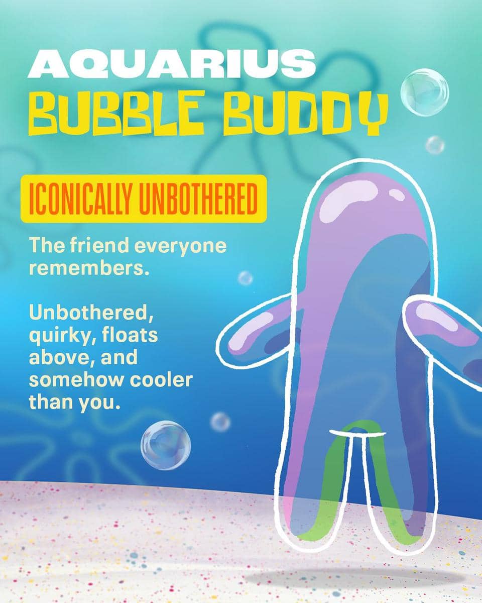 zodiak karakter spongebob