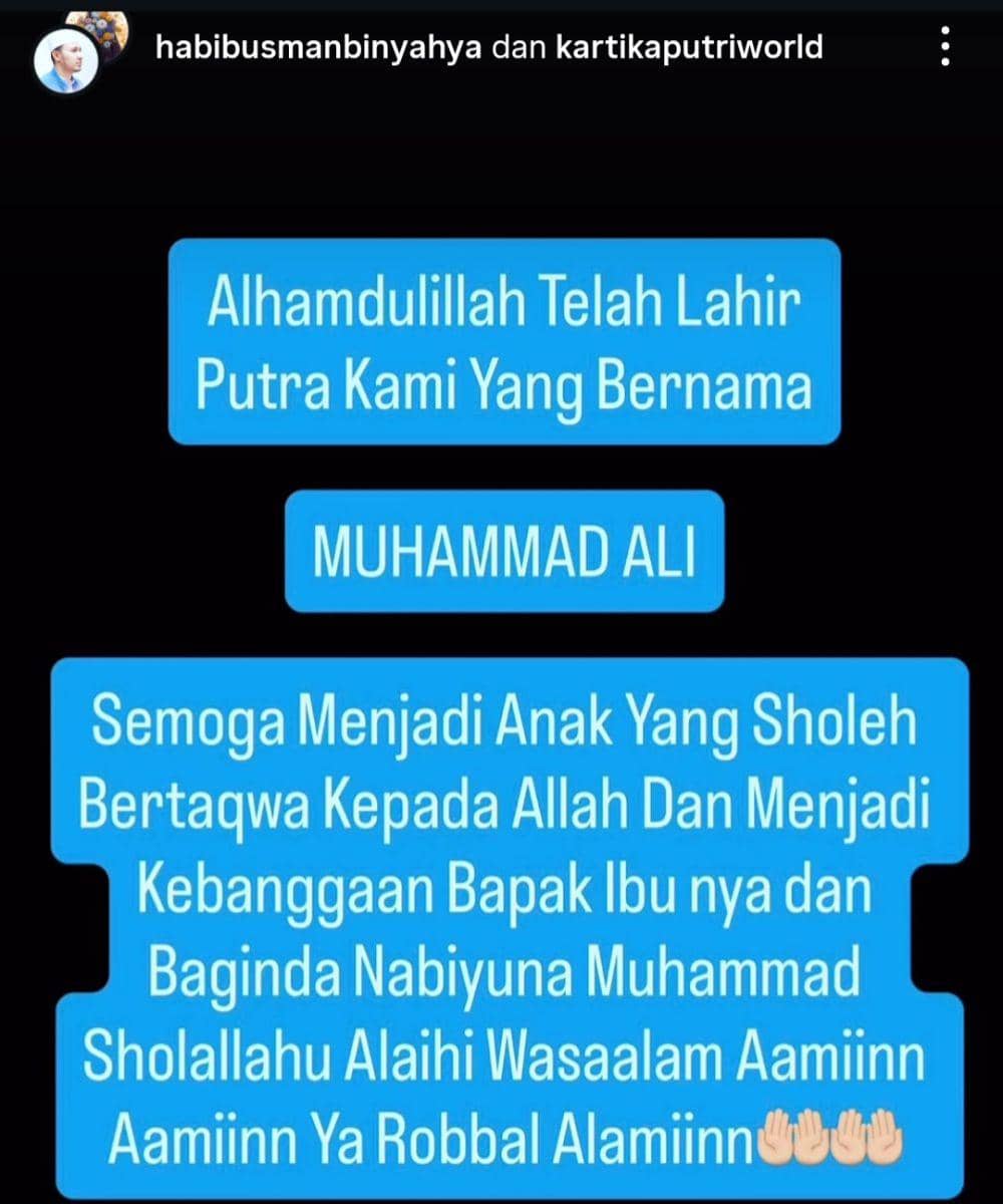 Kabar Gembira! Kartika Putri Sambut Kelahiran Anak ke-3