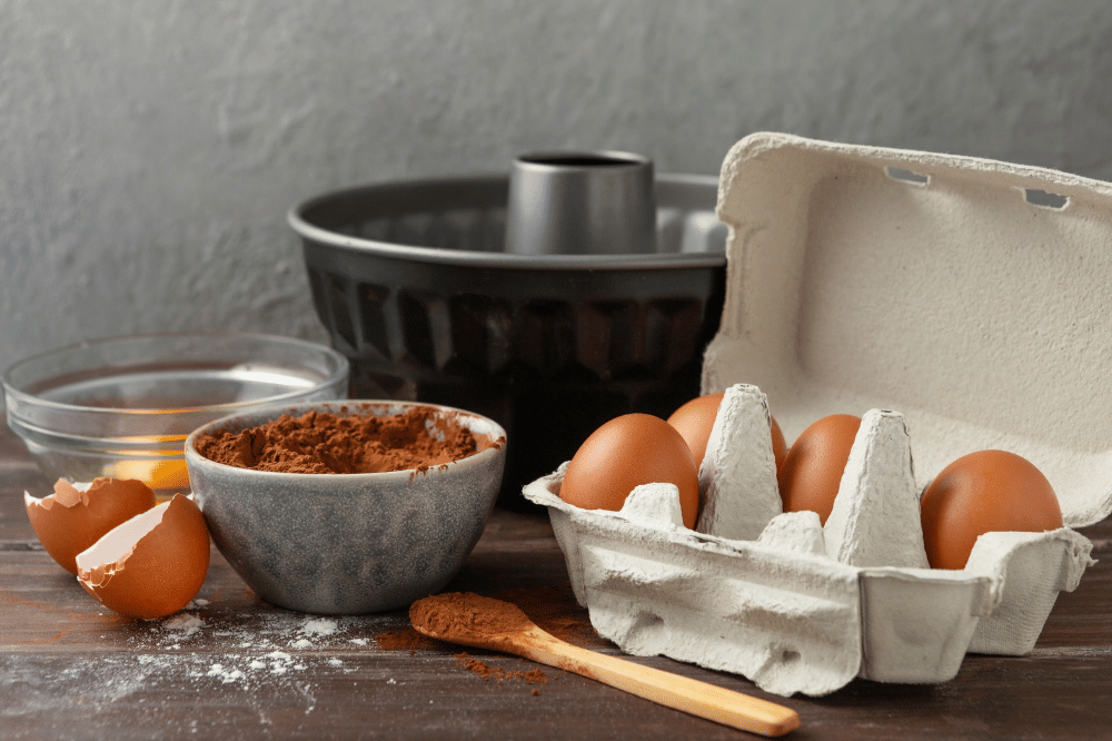 Bahan-bahan mochi lava cake