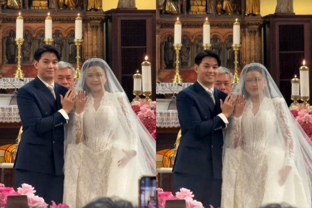 Brisia Jodie dan Jonathan Alden Resmi Menikah di Gereja Katedral