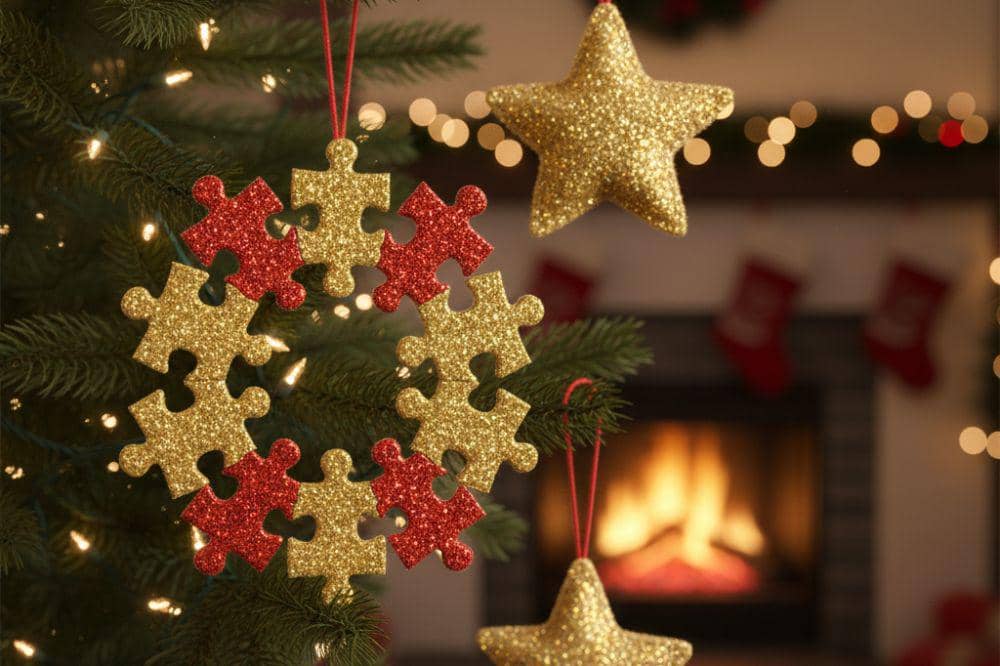 7 Ide Dekorasi Pohon Natal dari Barang Bekas 4