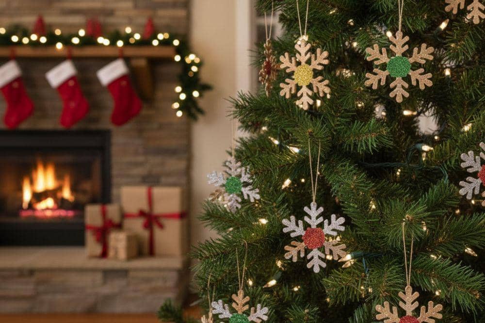 7 Ide Dekorasi Pohon Natal dari Barang Bekas 7