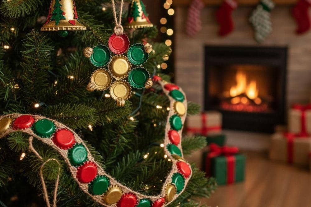 7 Ide Dekorasi Pohon Natal dari Barang Bekas 1