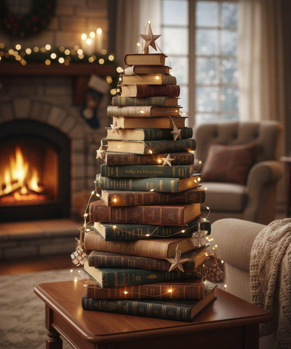 7 Ide Pohon Natal dari Barang Bekas 1