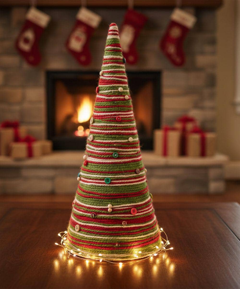 7 Ide Pohon Natal dari Barang Bekas 7