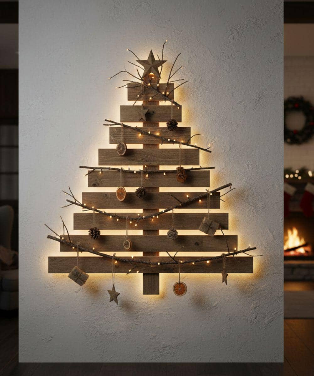 7 Ide Pohon Natal dari Barang Bekas 3