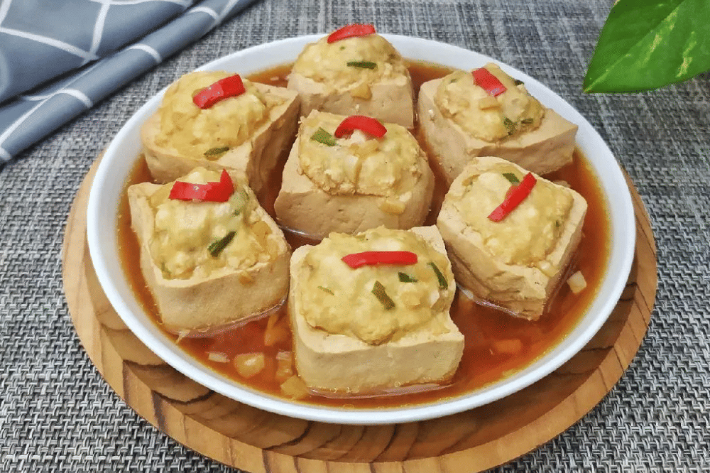 resep tahu ayam kukus