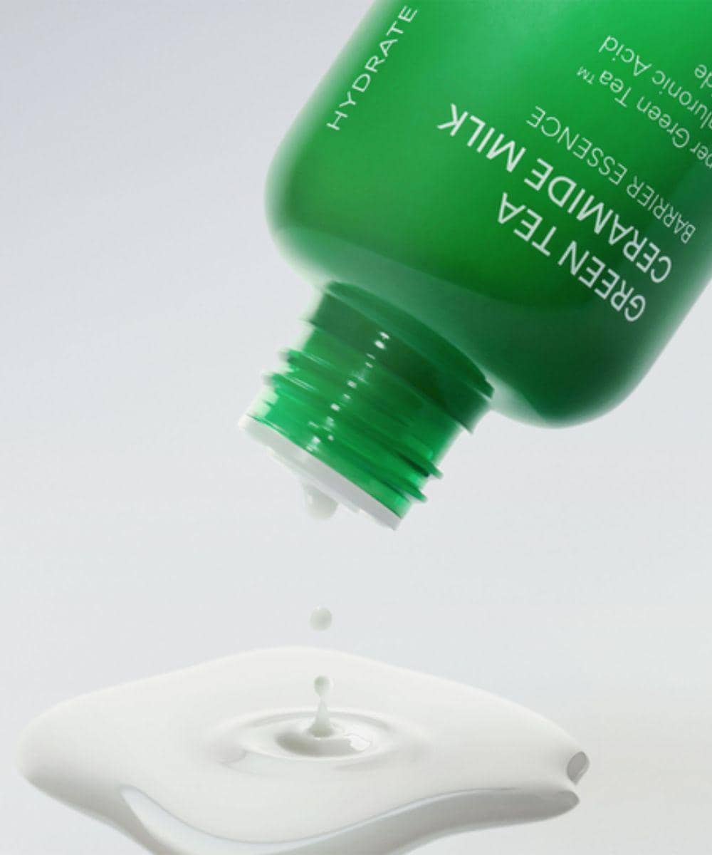 innisfree green tea ceramide milk essence