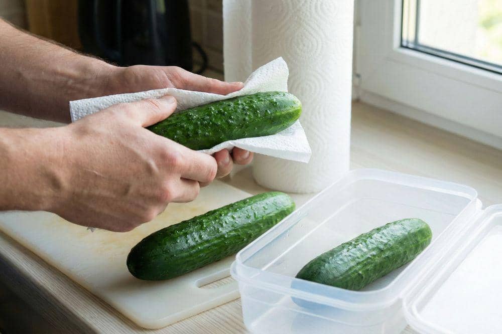 Cara Menyimpan Timun