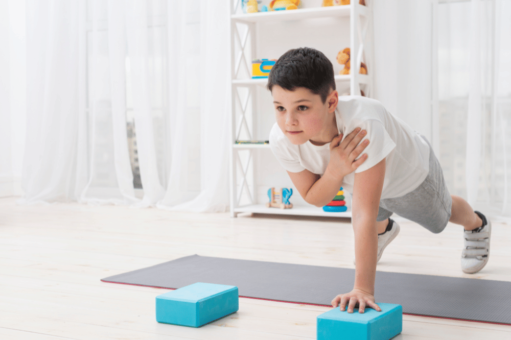 anak sedang berolahraga