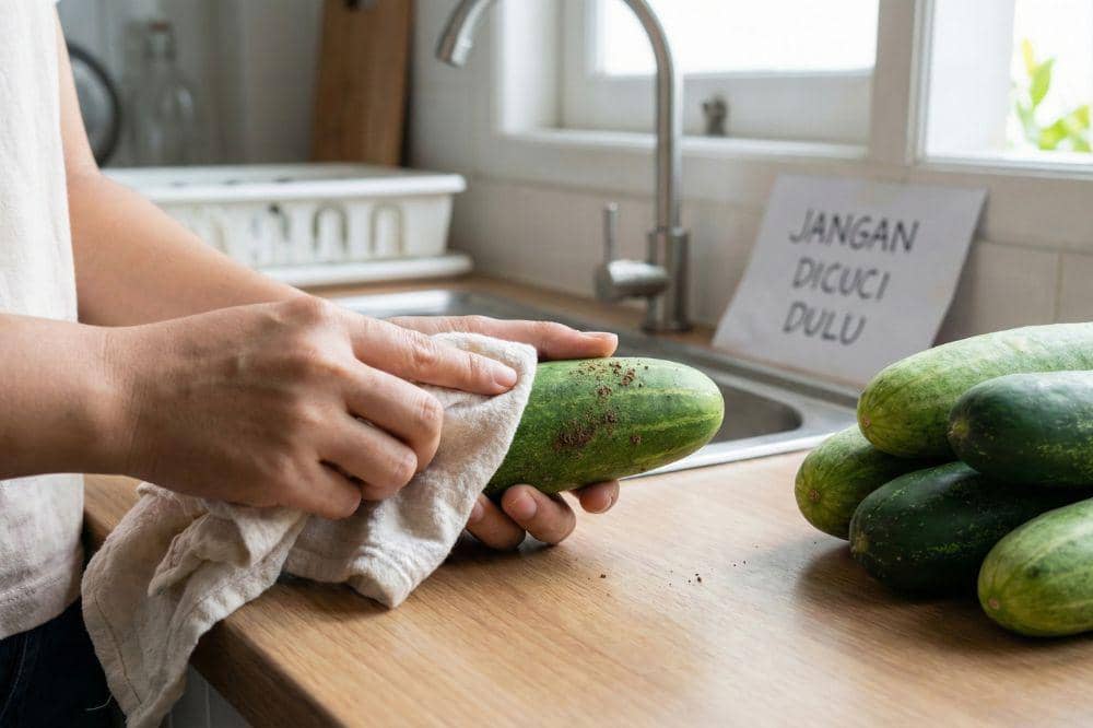 Cara Menyimpan Timun