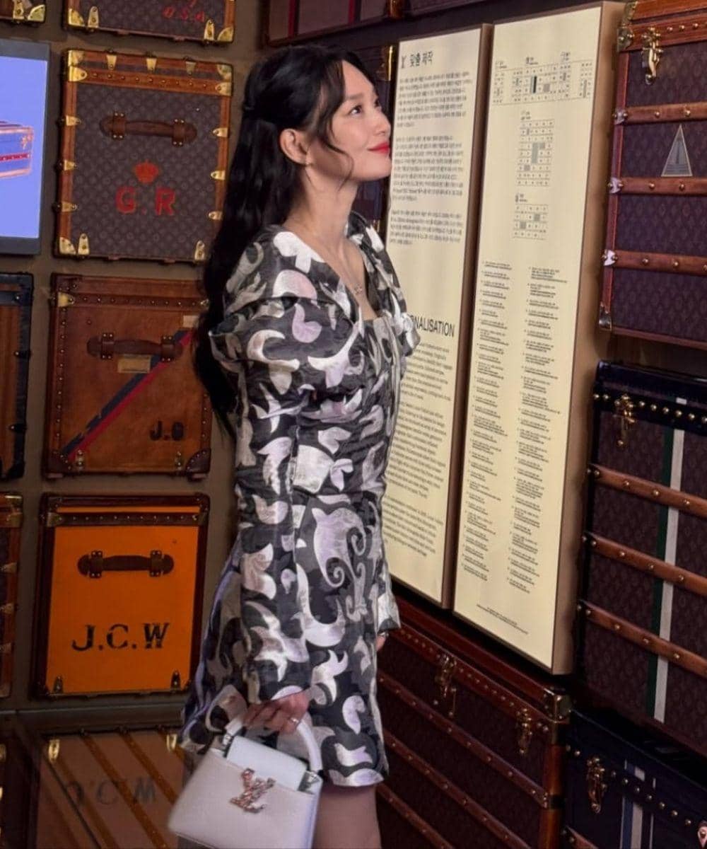Intip Gaya Shin Min Ah di Acara Louis Vuitton, Stunning Banget!