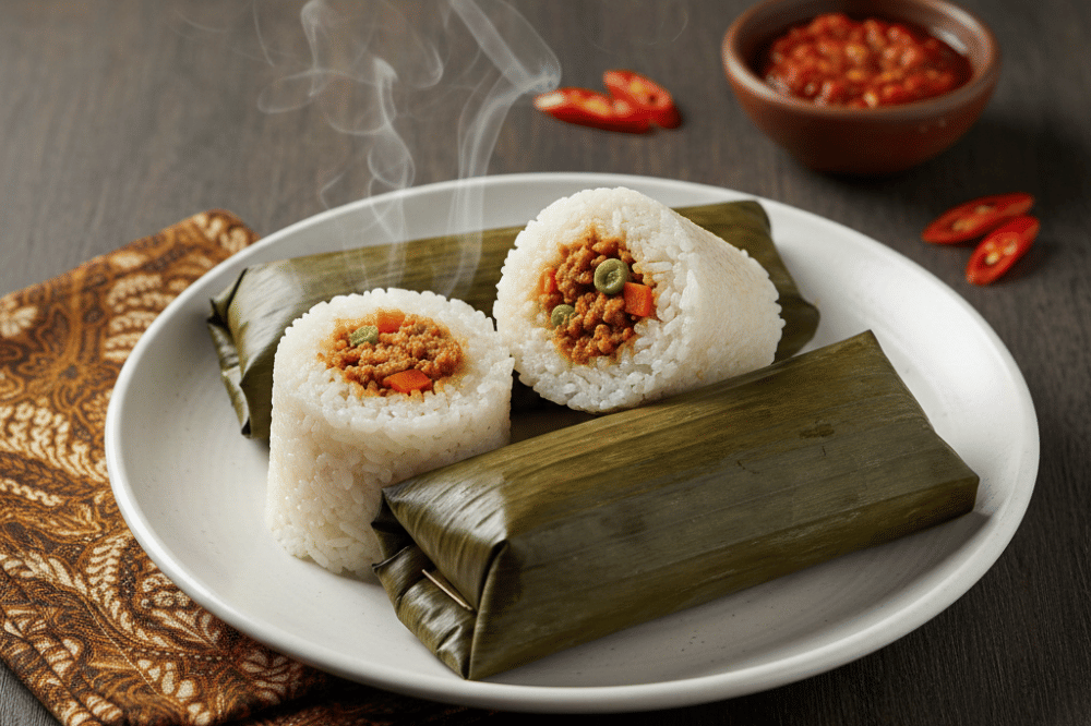 Arem-arem isi ayam dan sayur