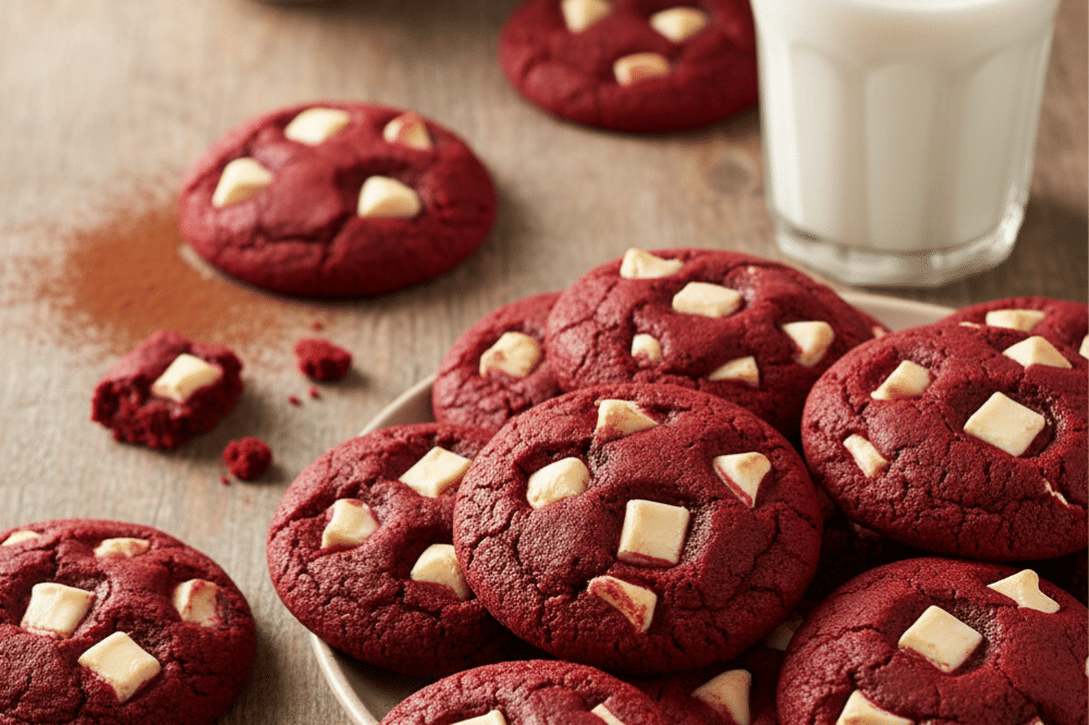 Red velvet cookies
