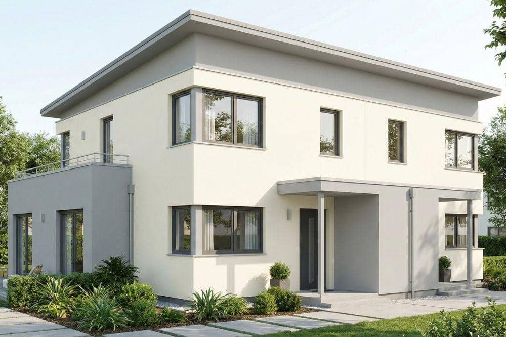 Ide Cat Eksterior Rumah Warna Cloud Dancer