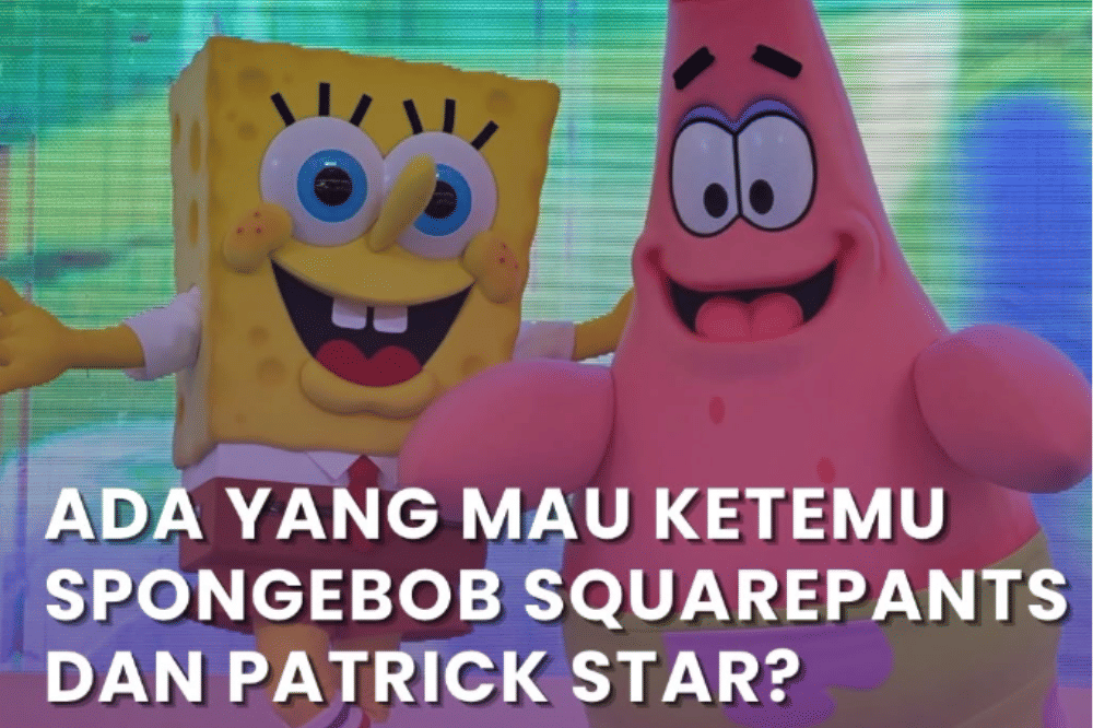 SpongeBob dan Patrick di AEON MALL BSD City