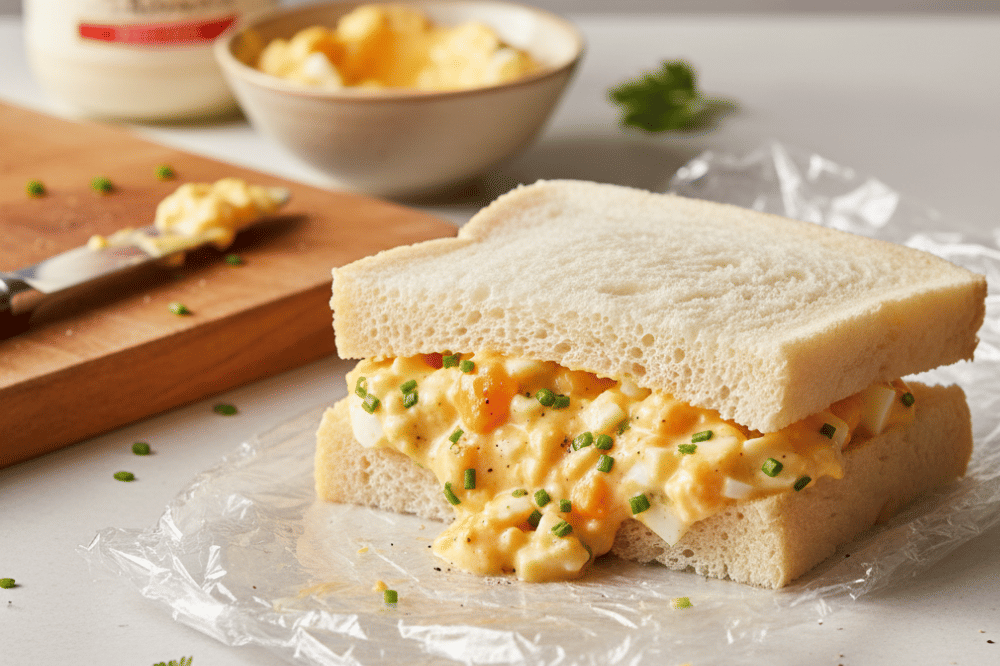 Resep Egg Sando untuk ide bekal anak kaya protein di rumah