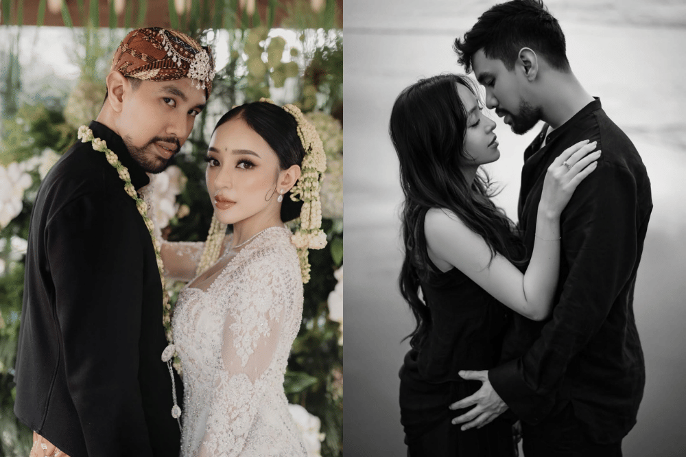 Foto Mesra Amanda Zahra dan Suami Barunya