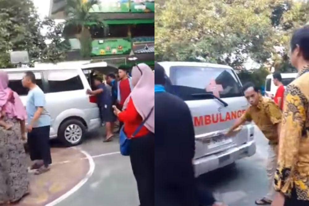 mobil mbg tabrak siswa sd