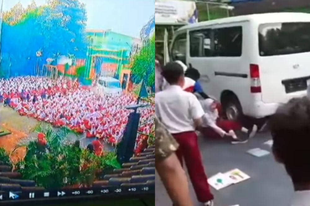 mobil mbg tabrak siswa sd