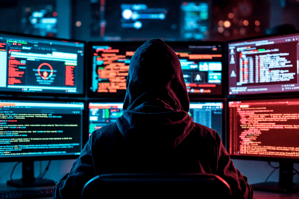 Ilustrasi pembuat deepfake