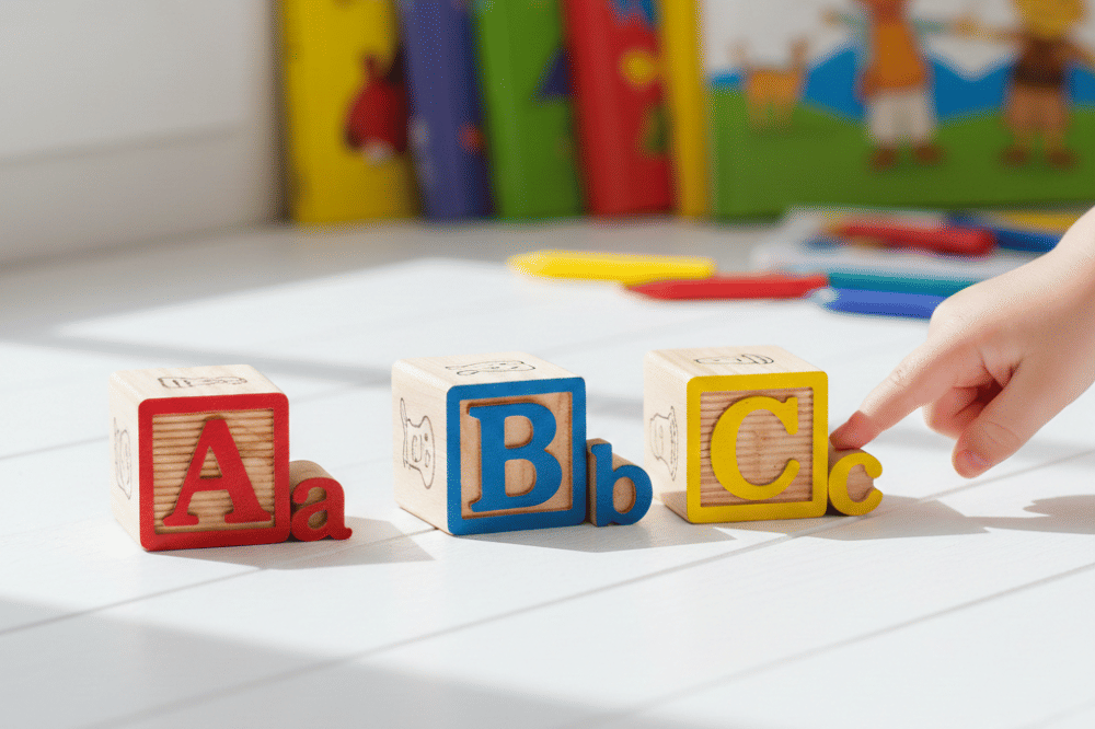 Kenalkan huruf besar dan huruf kecil secara bersamaan