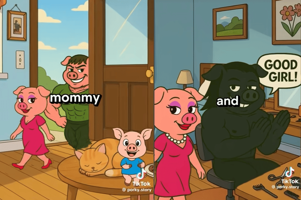 Tangkapan Layar dari Video yang Mengandung Unsur 18+