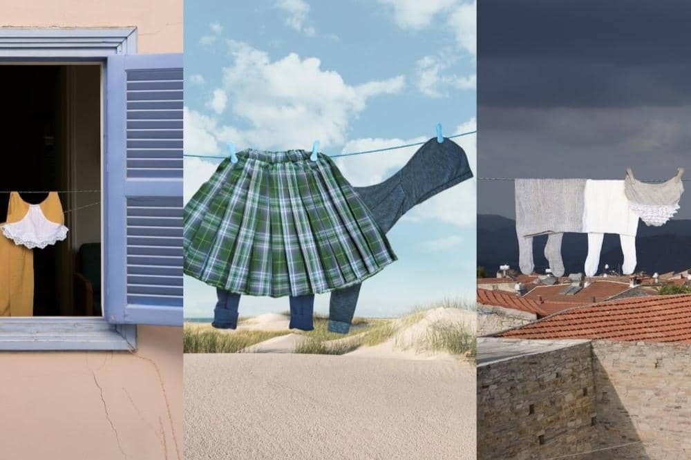 Kreatif! Seniman Ini Ubah Pakaian Jemuran Jadi Hewan, Bikin Takjub