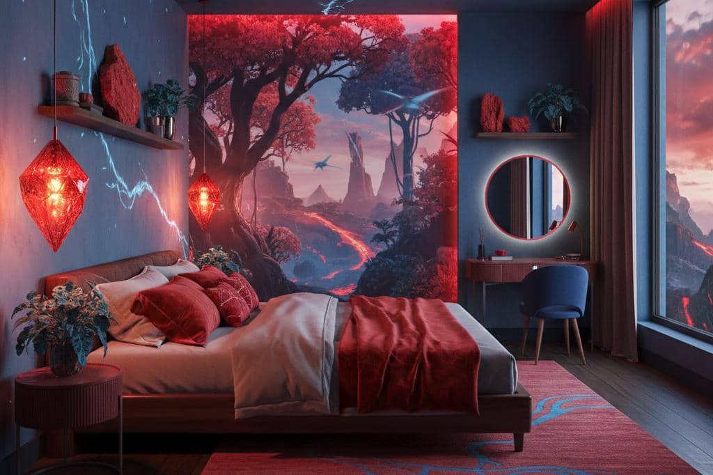 Ide Kamar Terinspirasi Film Avatar: Fire and Ash