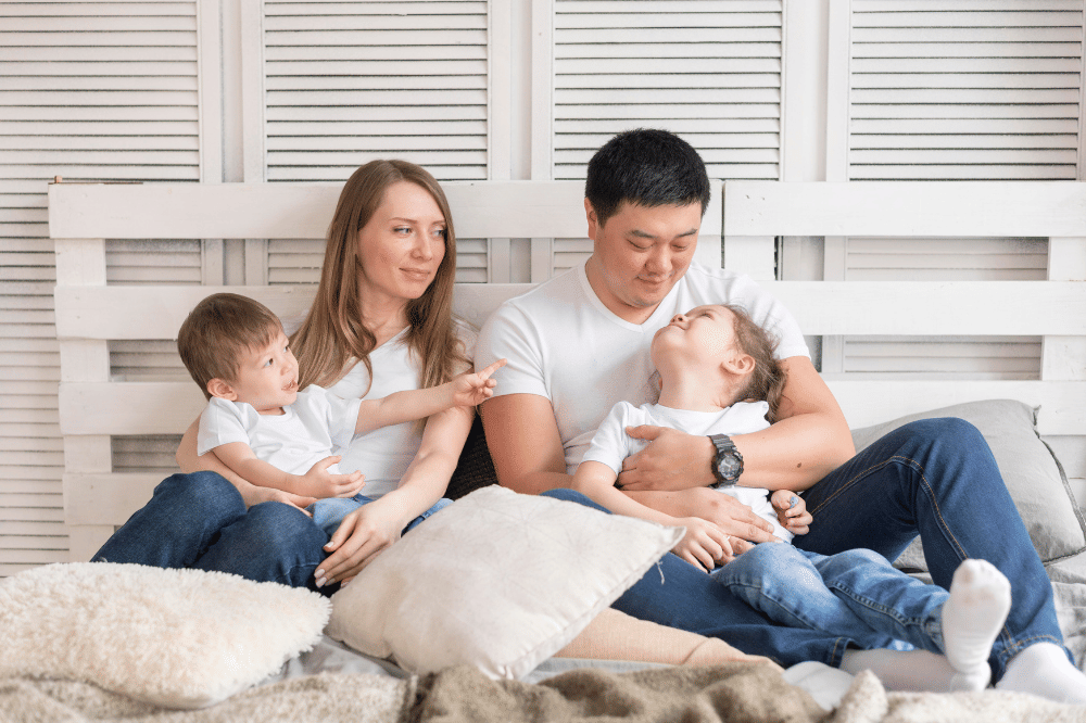 Potret keluarga bahagia 