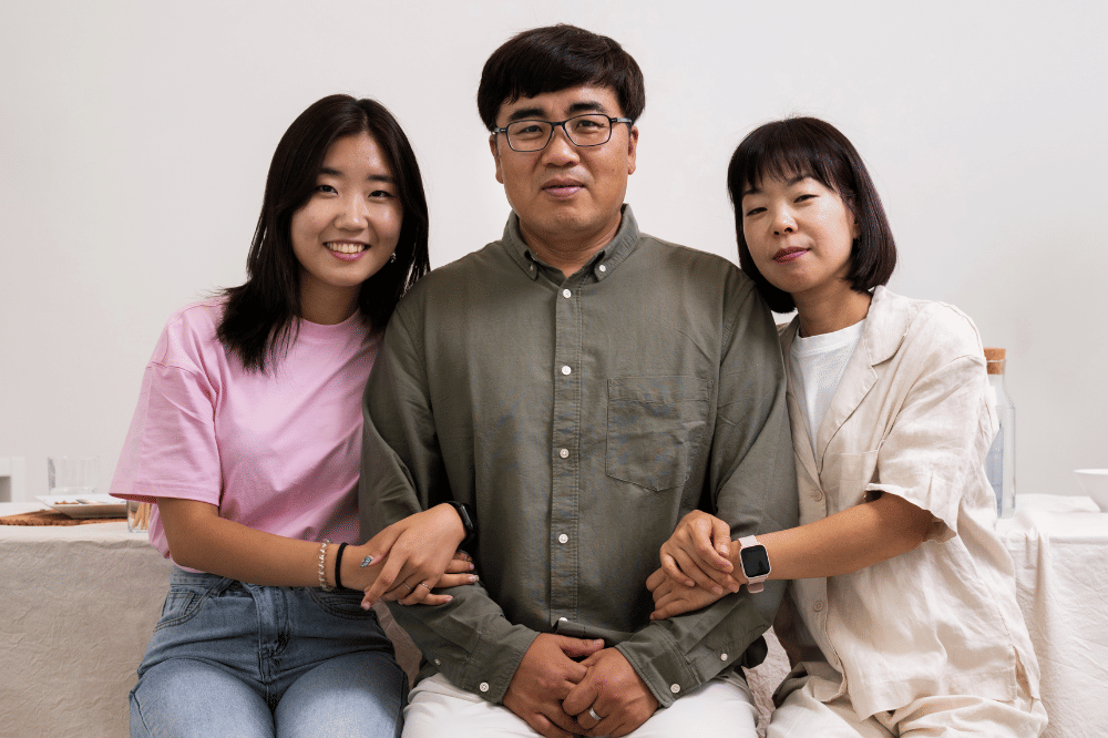 Potret keluarga bahagia