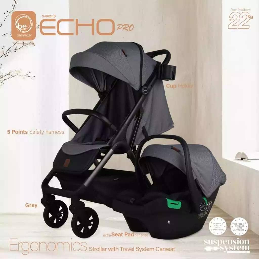 Stroller Car Seat 2 in 1 Babyelle ECHO Pro Travel System
