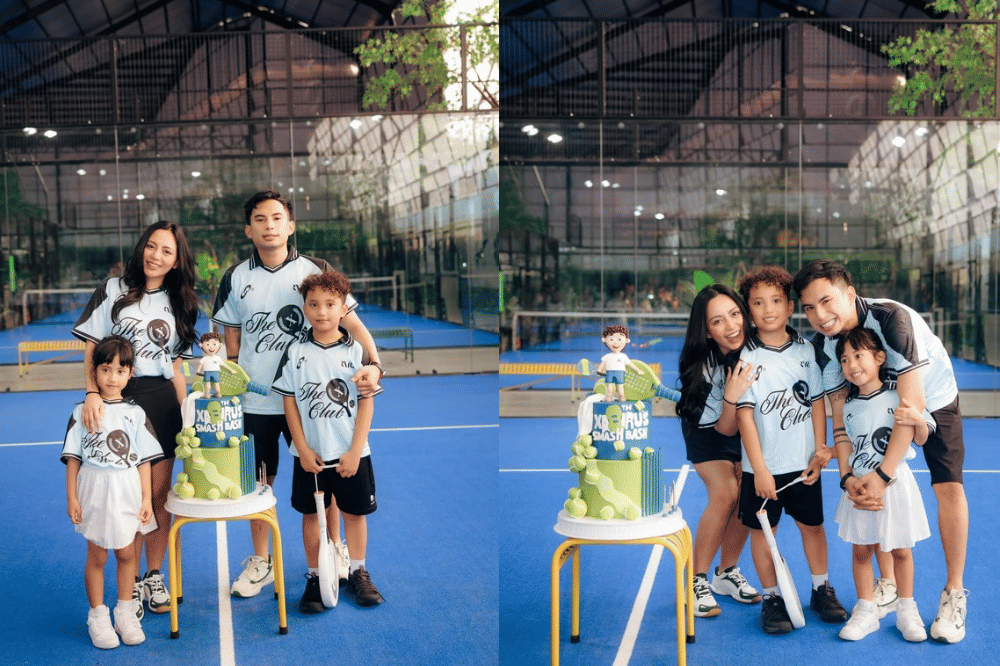 Potret momen perayaan ulang tahun xabiru yang ke-8