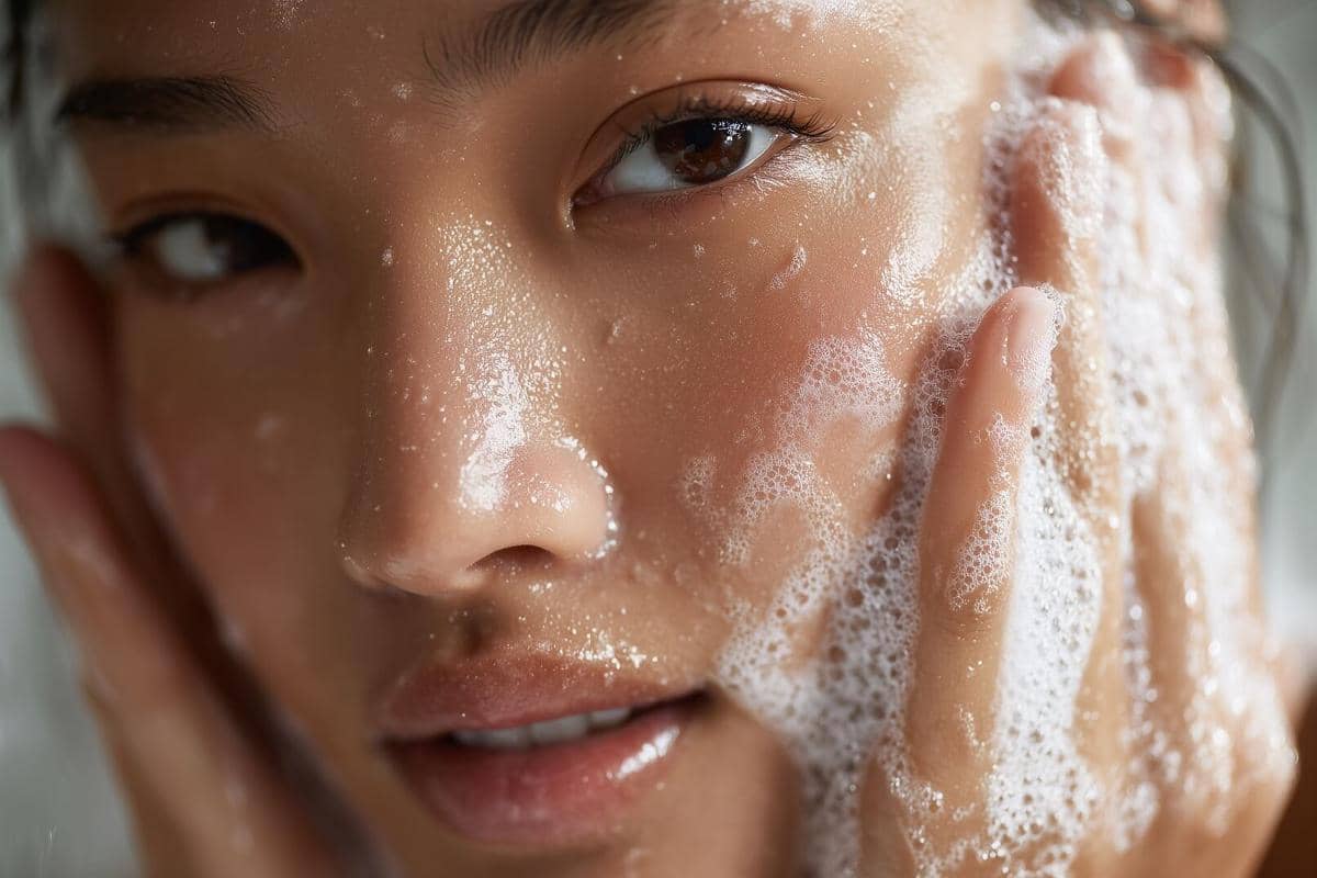 ilustrasi facial wash