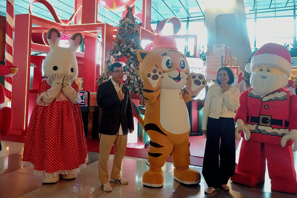 Talkshow saat peresmian area bermain anak di Terminal 3 Bandara Soekano-Hatta