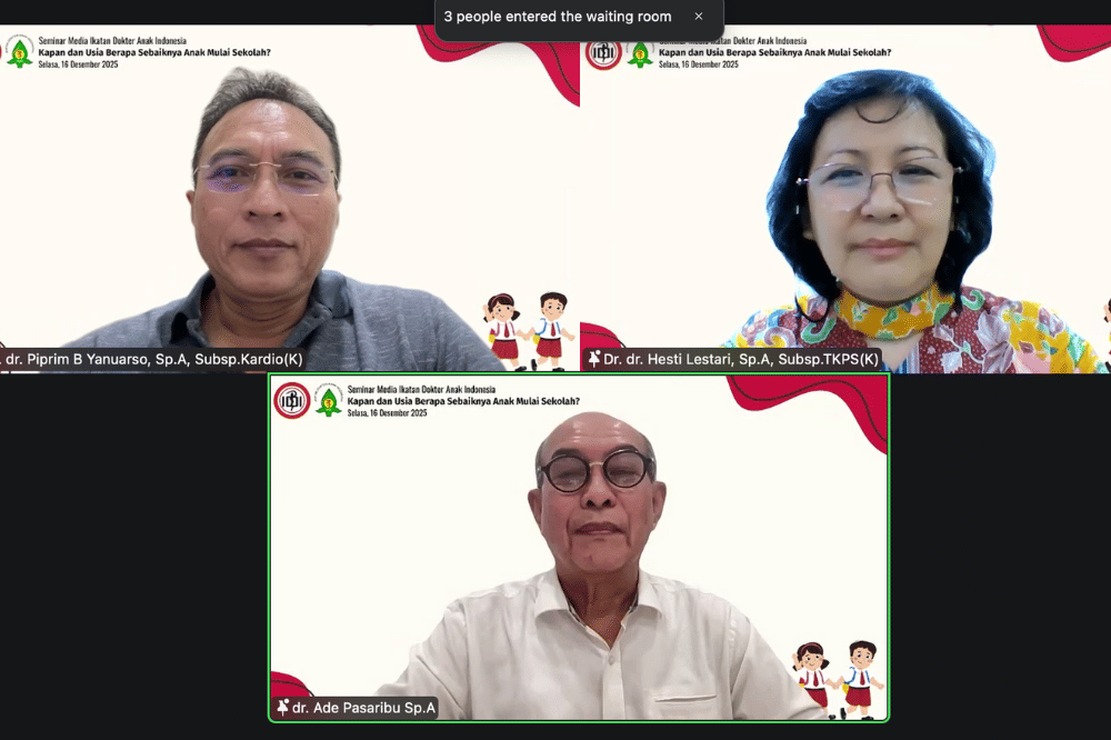 Dokumentasi saat seminar Usia Ideal Anak Masuk Sekolah Menurut IDAI dan Faktor Kesiapannya