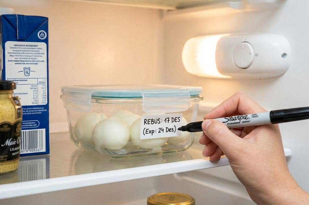 Cara Menyimpan Telur Rebus