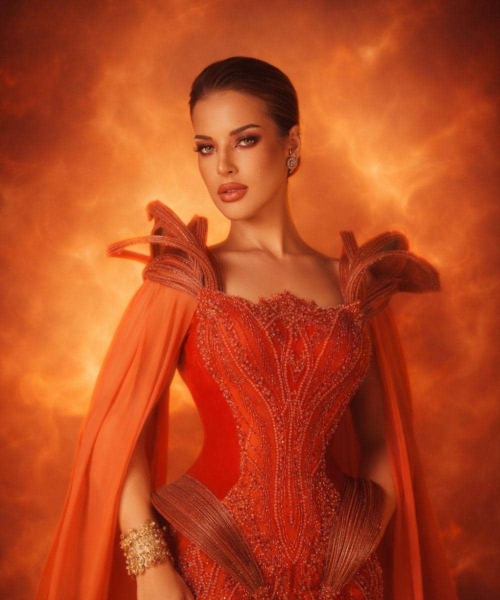 Pesona Tasya Farasya dalam Gaun Merah di Premier Avatar, Bikin Pangling